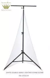 Lighting Stand Scrim - Double Side in White